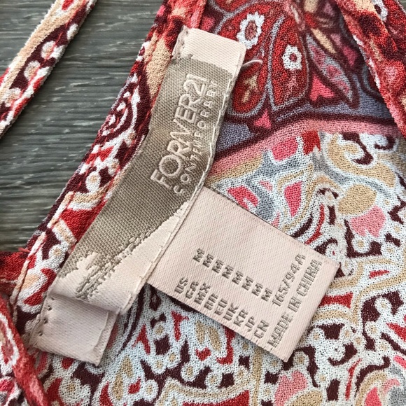 Patterned Flared Tank - Picture 3 of 4